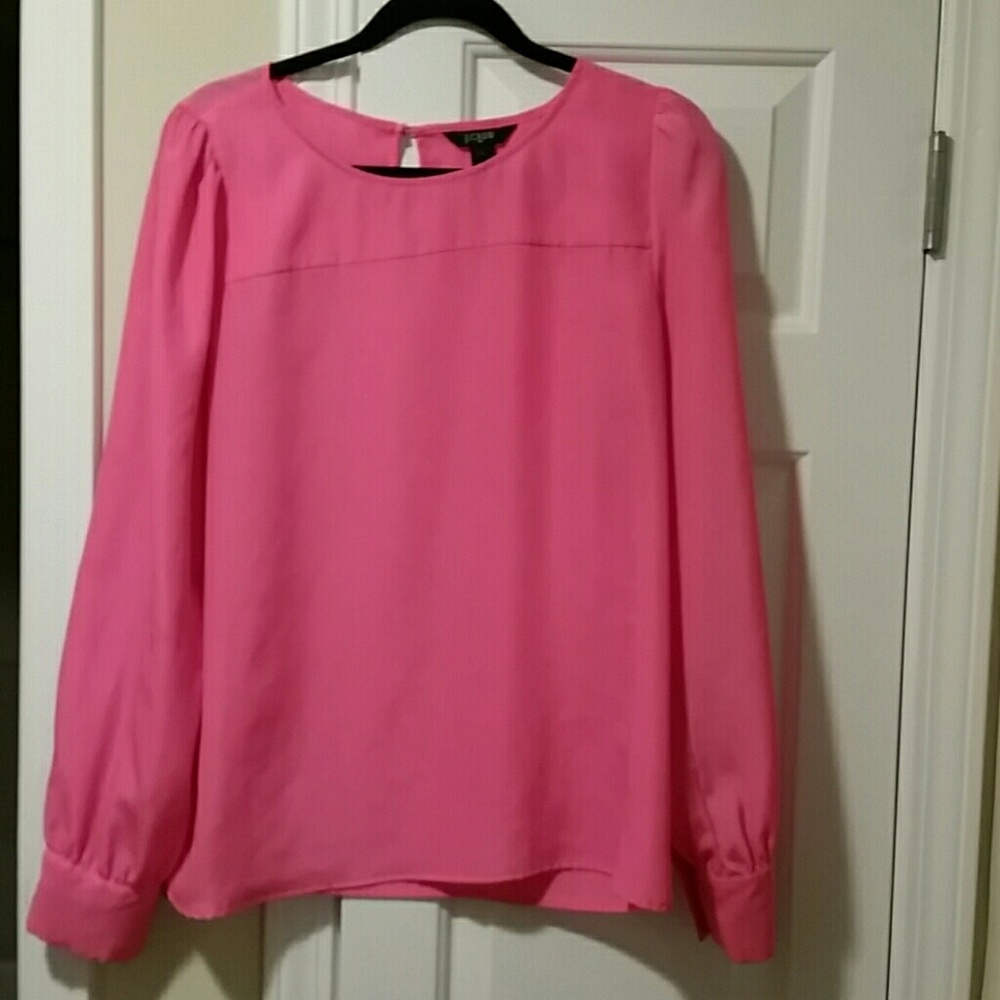 Jcrew size Large blouse Pink